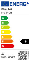 LED Filament Tropfen 4W = 33W 360lm E14 Kopfspiegel silber warmwei&szlig; 2700K