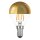 LED Filament Tropfen 4W 360lm E14 Kopfspiegel gold warmwei&szlig; 2700K